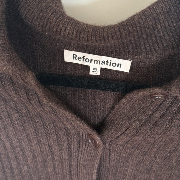 REFORMATION Ribbed Cardigan - Picture 3 of 6